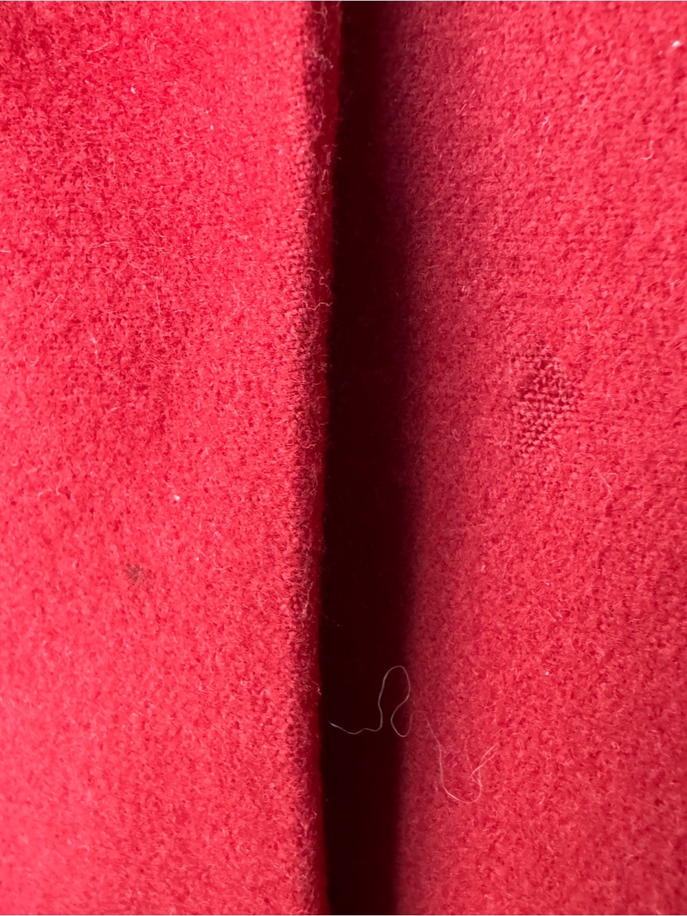 Lands' End wool cashmere Red Single-Breasted Blazer with Gold Buttons 10 - Picture 7 of 7